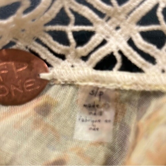 Free People one Eva cotton tunic size small NWOT - Picture 10 of 14